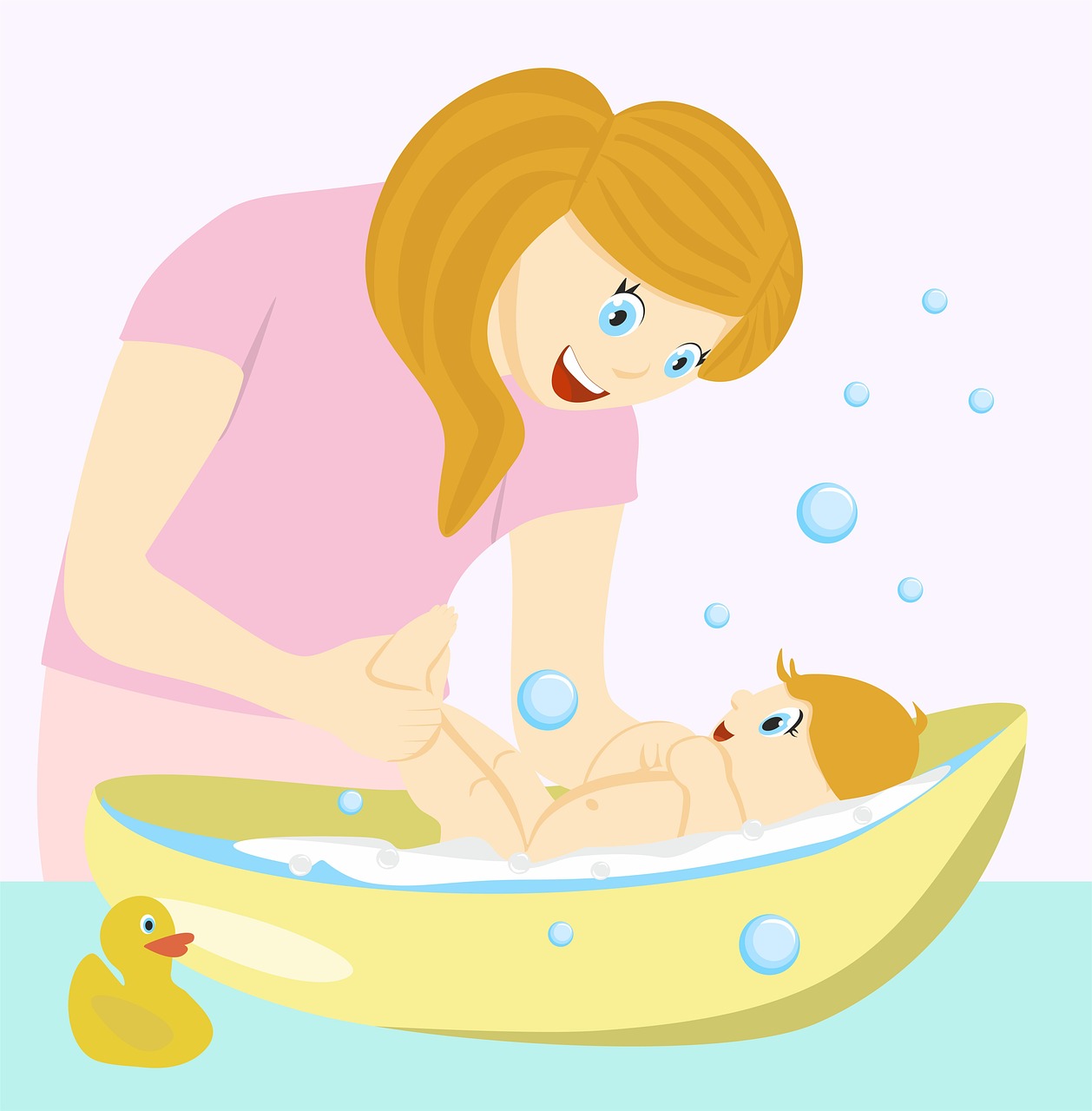 Wie bade ich mein Neugeborenes richtig?