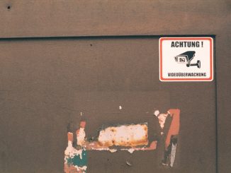 brown and white cardboard box